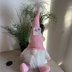ODELETTE PINK & WHITE EASTER SWEATER GNOME